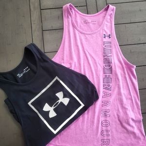 Two Under Armour Racerback Tanks